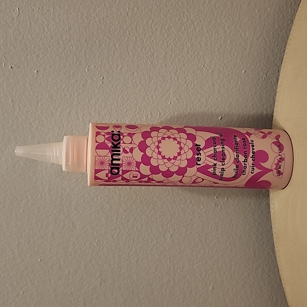 Amika Reset Pink Charcoal Scalp Cleansing Oil 6.7oz